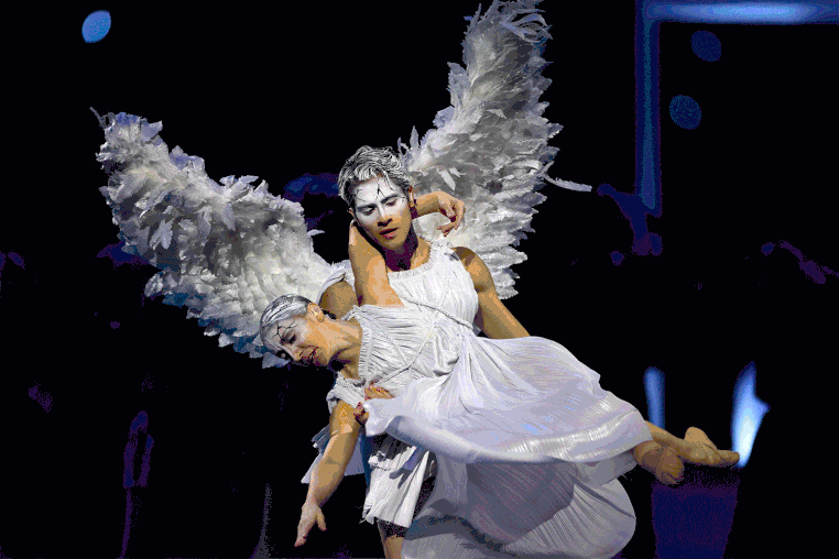 stills from the Olympics opening ceremony