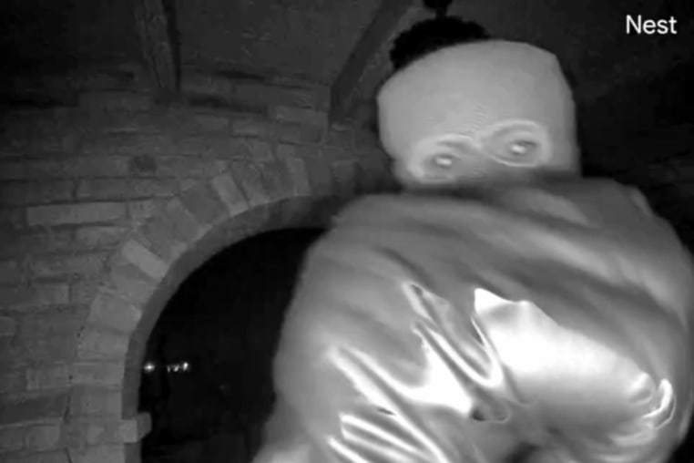 Security footage from the house of Nancy Guthrie, released by the FBI.