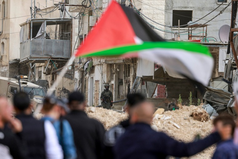 Saudi Arabia and seven other Muslim-majority countries on February 9 condemned new Israeli measures to tighten control of the West Bank and pave the way for more settlements in the occupied Palestinian territory. 