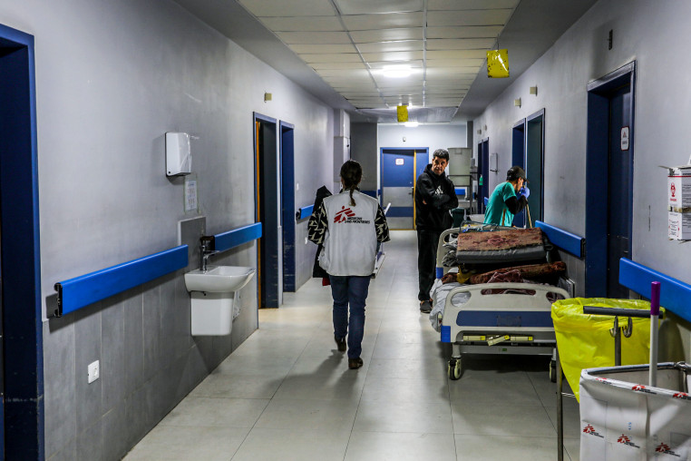 A view of Nasser Hospital.