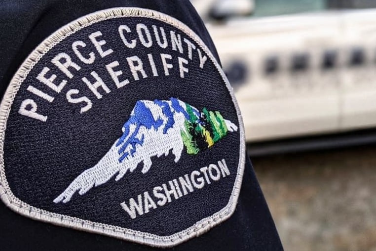 A Pierce County Sheriff patch seen on a uniform.
