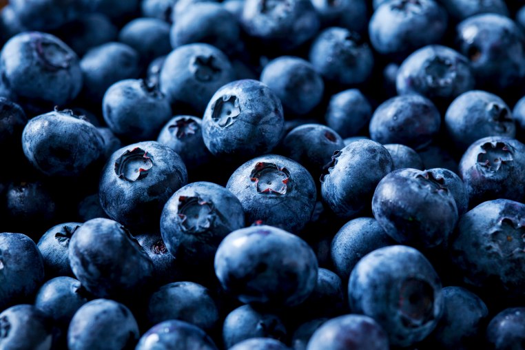 Blueberries, close-up.