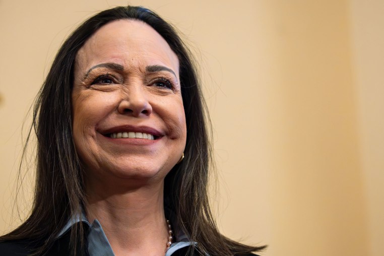 Maria Corina Machado, Venezuela's opposition leader, at the U.S. Capitol on Jan. 29, 2026. 