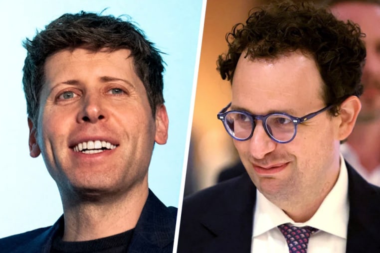 Sam Altman; Dario Amodei.