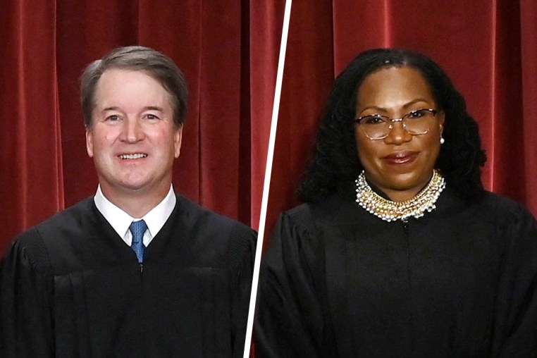 Justices Brett Kavanaugh and Ketanji Brown Jackson 