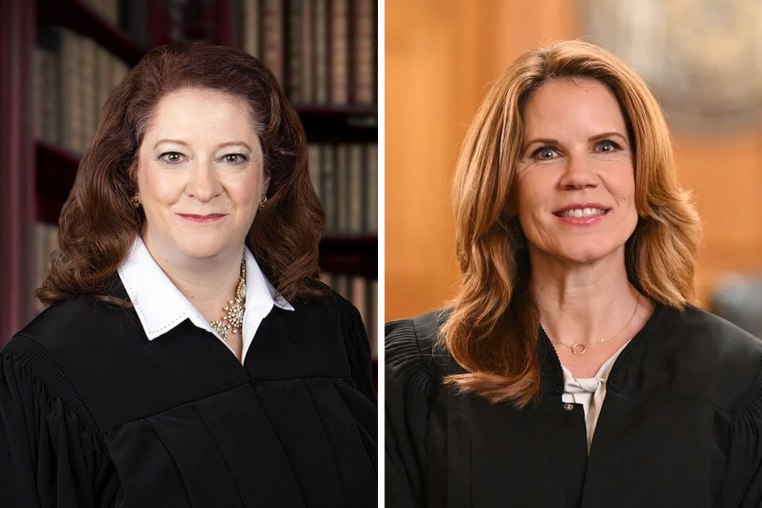 A split composite image of Maria Lazar, left, and Chris Taylor.