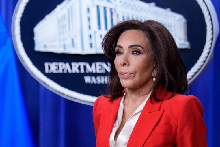 Jeanine Pirro, U.S. attorney for the District of Columbia, during a news conference at the Department of Justice on Feb. 6, 2026. 