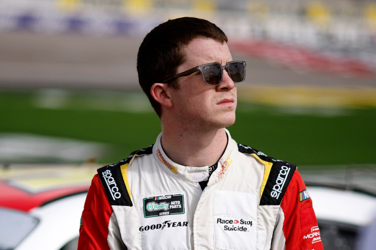 NASCAR driver Daniel Dye during practice at Las Vegas Motor Speedway on March 14, 2026.