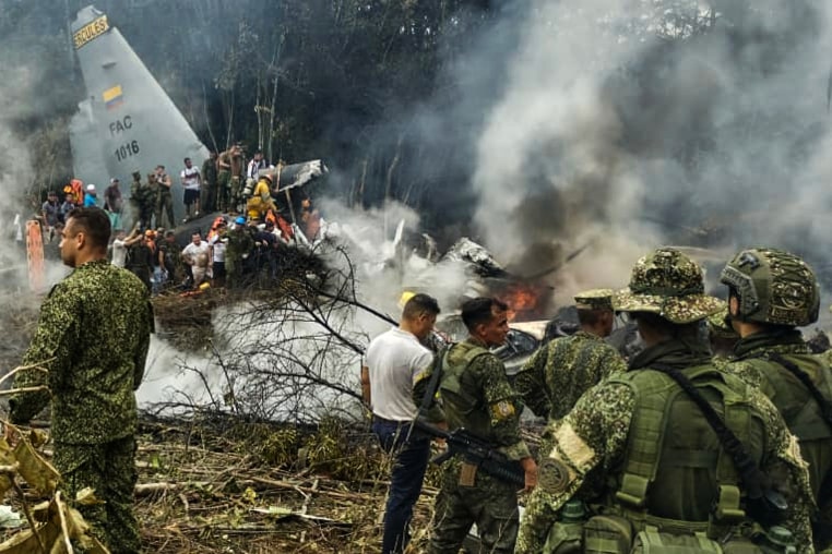 COLOMBIA-ACCIDENT-DEFENCE