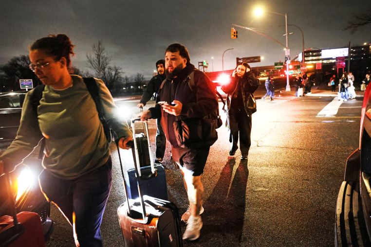 Image: Air Canada Express Plane Collides With Fire Truck At LaGuardia Airport