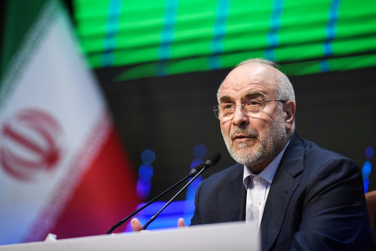 Iranian Parliament Speaker Mohammad Bagher Ghalibaf 