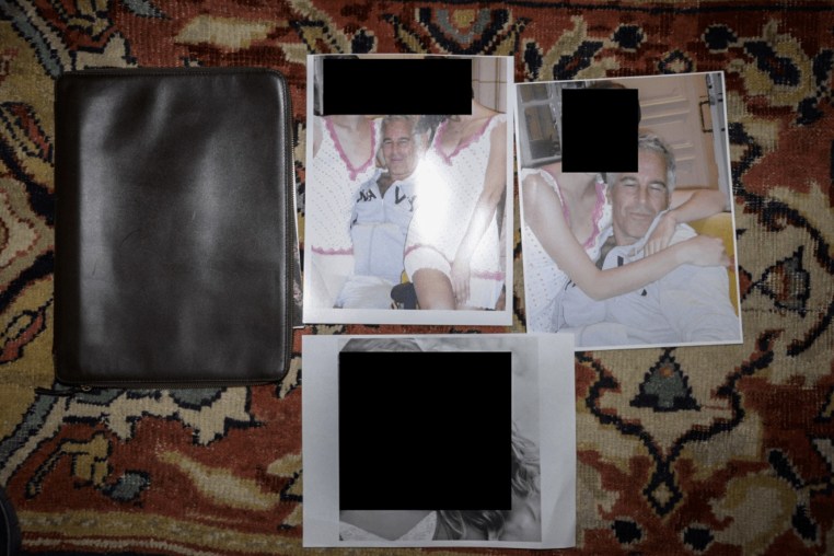 Jeffrey Epstein is seen on the images released by the US Department of Justice.