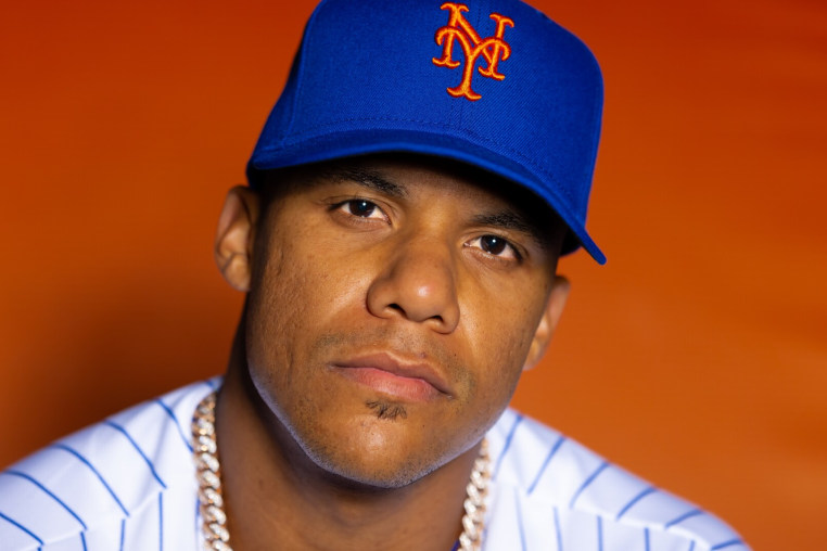PORT ST. LUCIE, FL - FEBRUARY 19: Juan Soto #22 of the New York Mets poses for a photo during the New York Mets photo day at Clover Park on Thursday, February 19, 2026 in Port St. Lucie, Florida. (Photo by Kelly Gavin/MLB Photos via Getty Images)