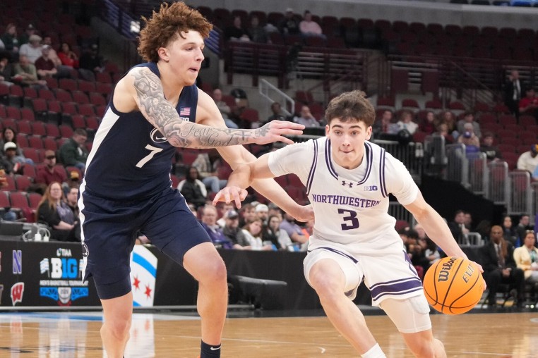 Wildcats knock off Penn State in the Big Ten tournament as the Nittany Lions commit 16 turnovers.