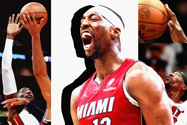 Photo illustration of Bam Adebayo 