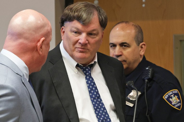 Rex Heuermann with his attorney in court on April 8, 2026. 