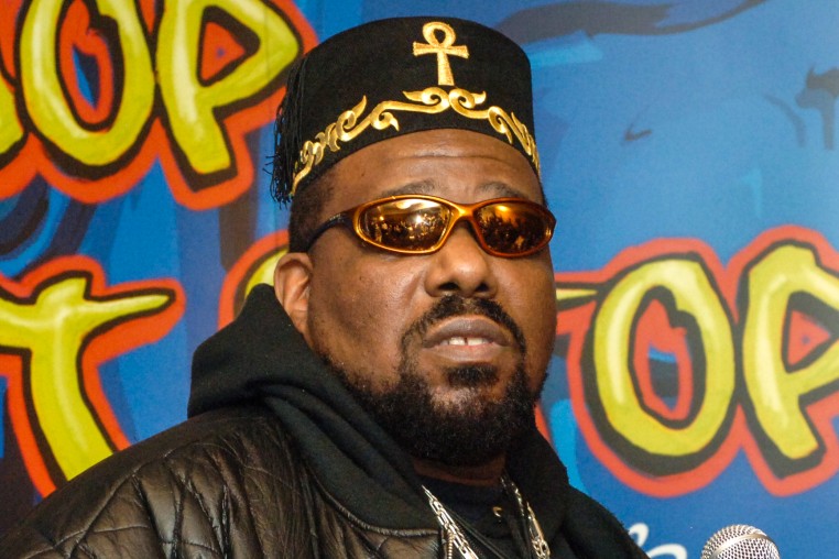 Afrika Bambaataa in New York, on Feb. 28, 2006. 