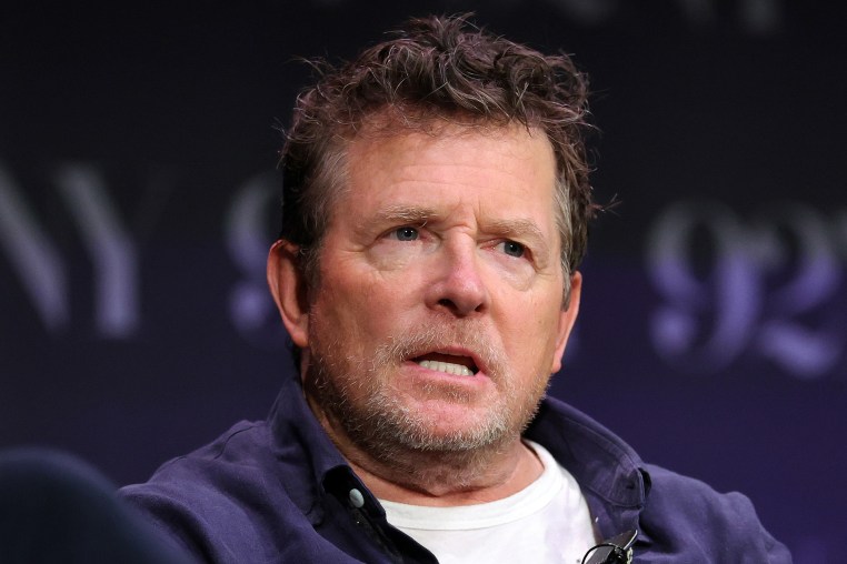 Michael J. Fox speaks onstage at 92NY on October 13, 2025 in New York City. 