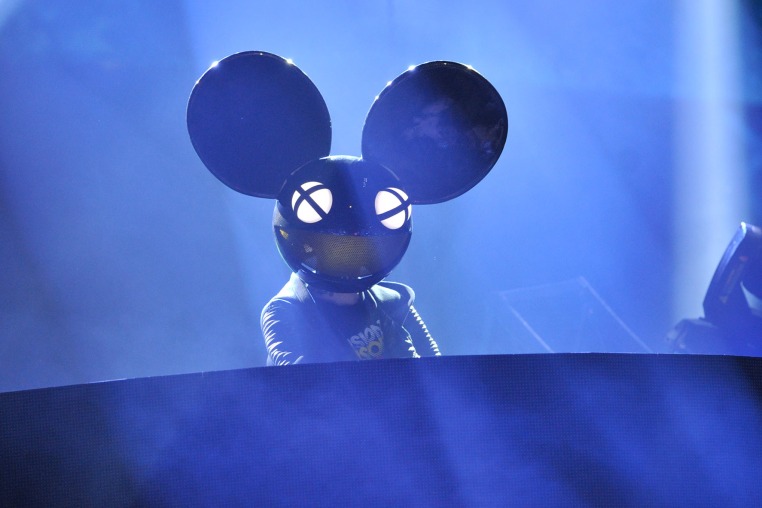 Deadmau5 performs at the 2015 Juno Awards in Hamilton, Canada. 