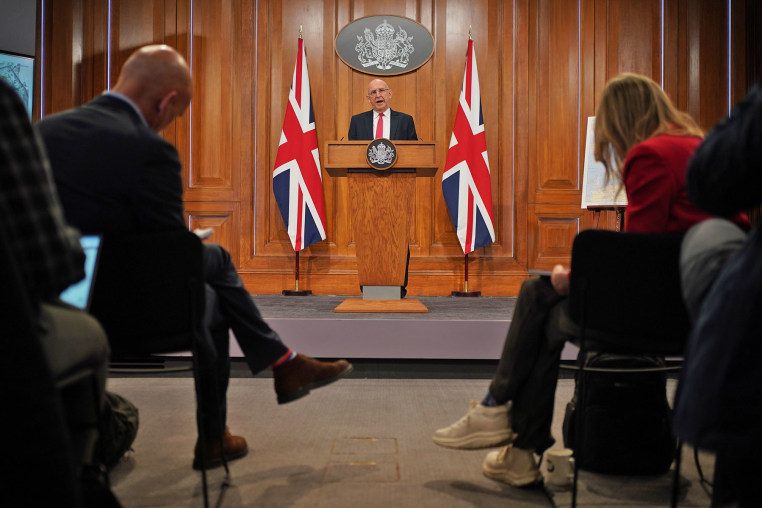 Defense Secretary John Healey Gives A Statement On UK Operational Activity