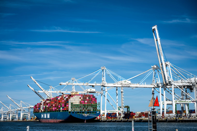 Port Of Oakland Ahead Of US Imports And Exports Figures