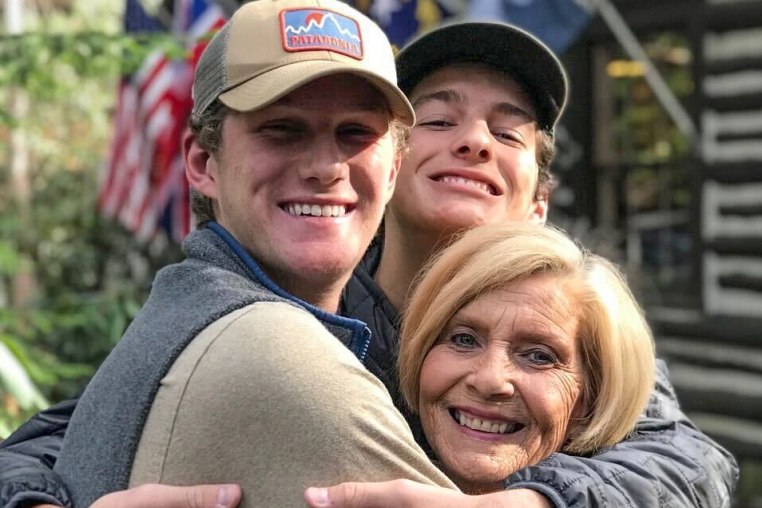 Harrison Dorsett, left, Coleman Dorsett, back, and Dorothy Dorsett.