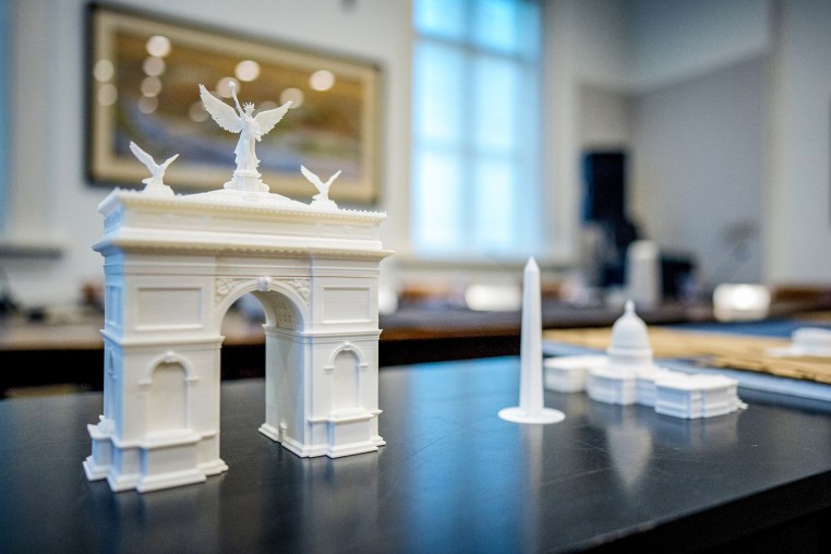 Image: Commission Of Fine Arts Meets To Hear Proposal For President Trump's D.C. Arch