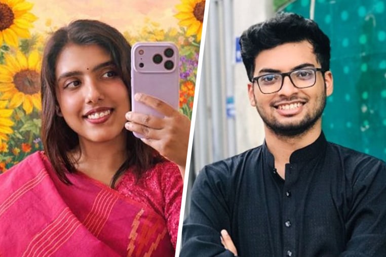 Missing University of South Florida students Nahida S. Bristy and Zamil Limon.