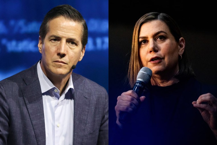 Sen. Bernie Moreno, R-Ohio; Sen. Elissa Slotkin, D-Mich.