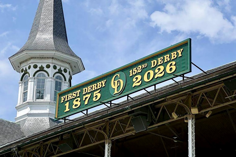 Kentucky Derby signange.