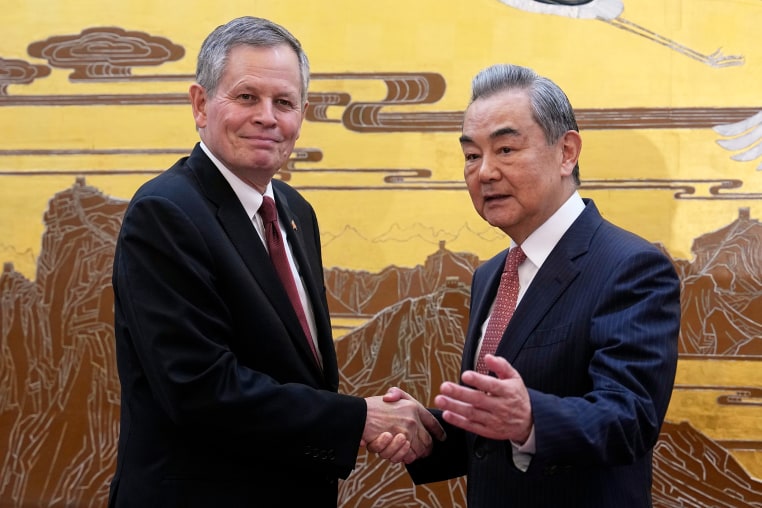 Wang Yi,Steve Daines