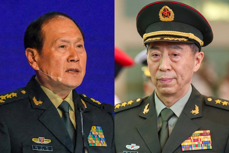 Wei Fenghe and Li Shangfu.
