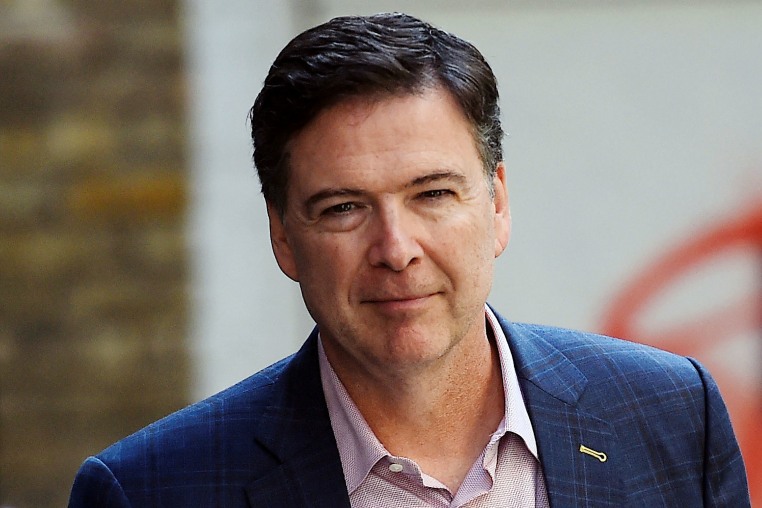 Former FBI director James Comey in Dublin in 2018. 