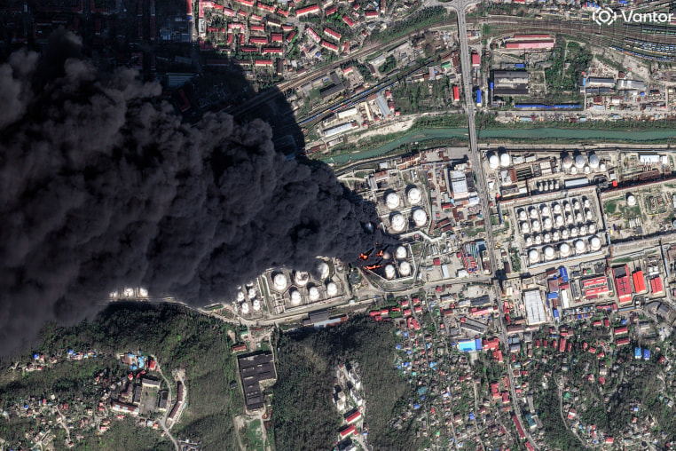 Fires at Tuapse Oil Refinery - April 16, 2026