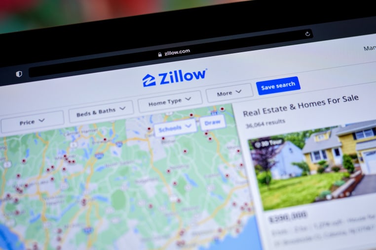 Zillow website.