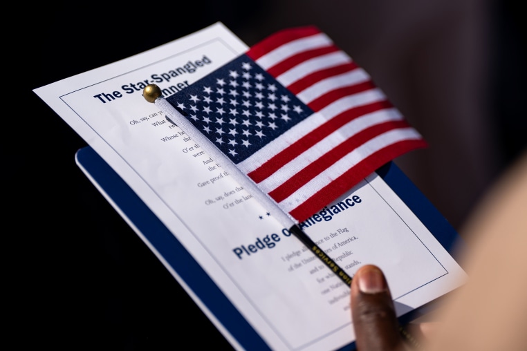 Naturalization Ceremony Held At Mount Vernon Estate
