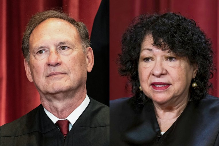 Supreme Court Associate Justice Samuel Alito; Supreme Court Justice Sonia Sotomayor.