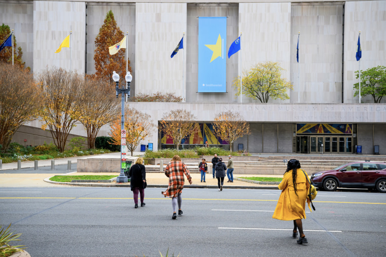 The exterior of the Smithsonian Museum of American History.