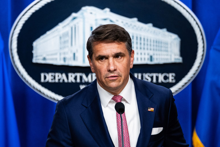 Justice Department Holds News Conference On Tren De Aragua Gang