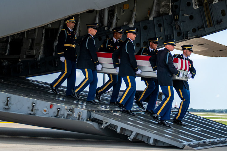 Trump Pays Respects To Four US Army Members Killed In Iran War