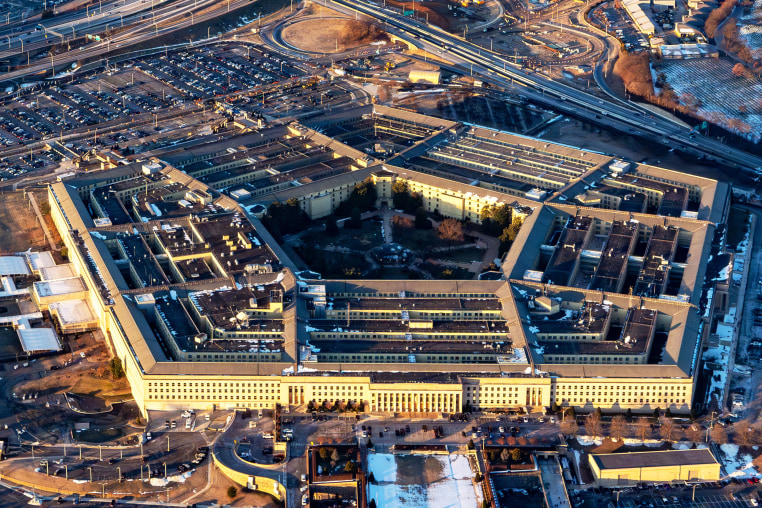 The Pentagon is seen from above