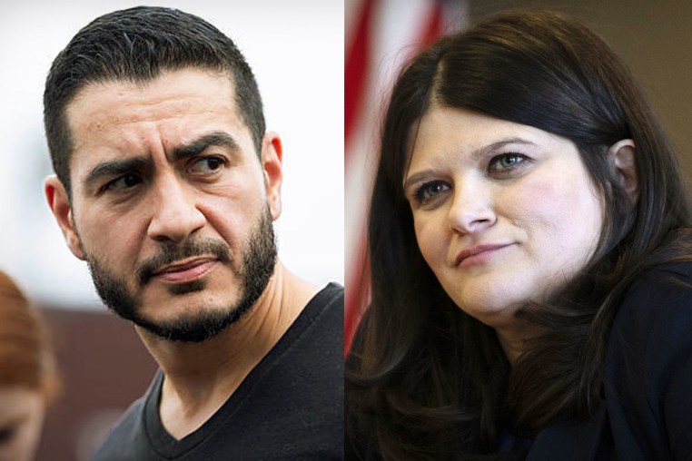 Democratic candidates for MIchigan's open Senate seat, Abdul El-Sayed and Rep. Haley Stevens.