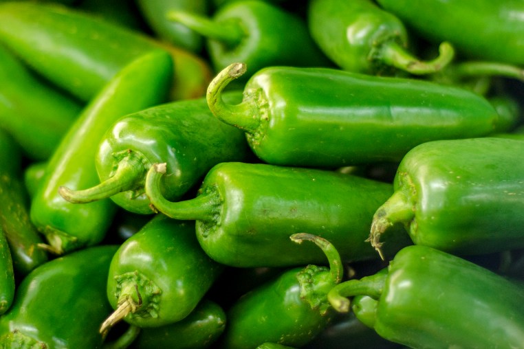 Green Jalapeño Peppers.