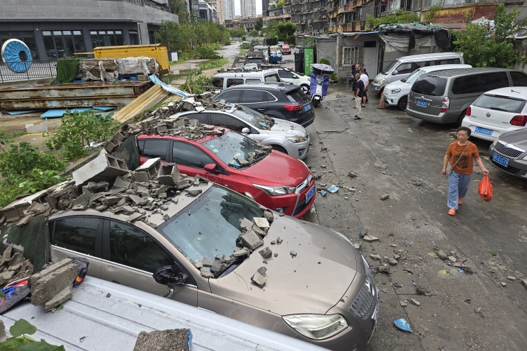 China Typhoon Dolphin aftermath