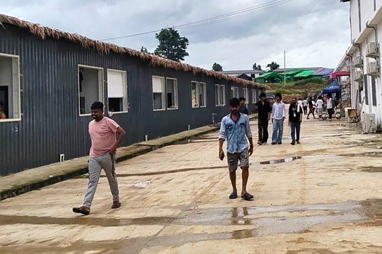 Hundreds of Indian nationals are trapped at a new scam compound in Myanmar, where two of them told NBC News they are tasked with defrauding Indian Americans.