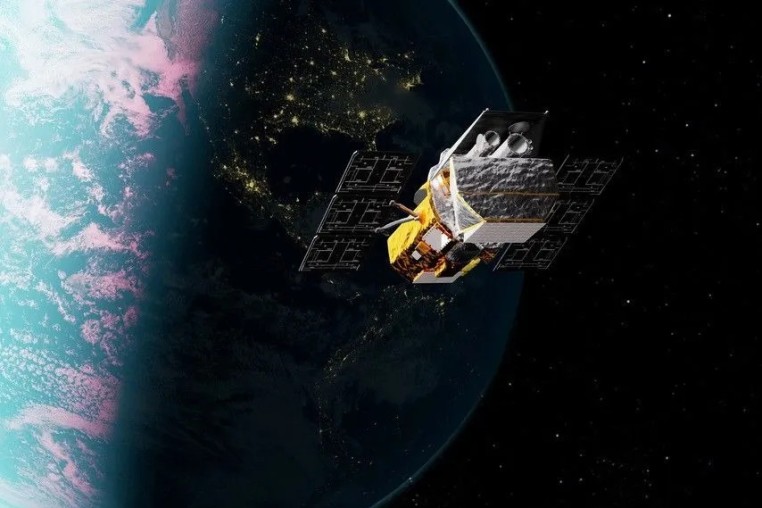 NASA’s Neil Gehrels Swift Observatory, shown in this artist’s concept, has orbited Earth for more than 20 years, studying the ever-changing universe.