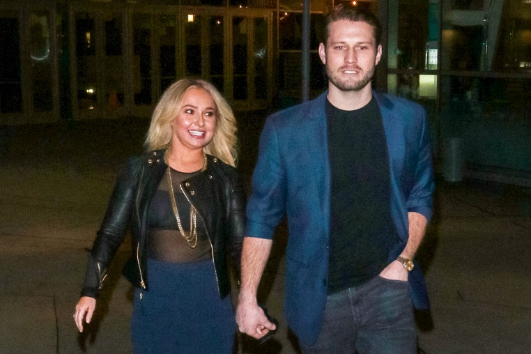 Hayden Panettiere and Brian Hickerson.