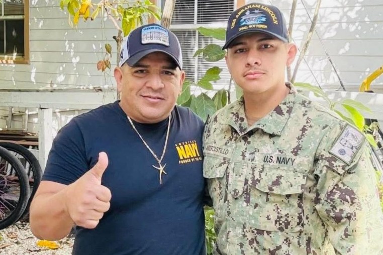 Joshua Aviles and his father, Luis Manuel Aviles.