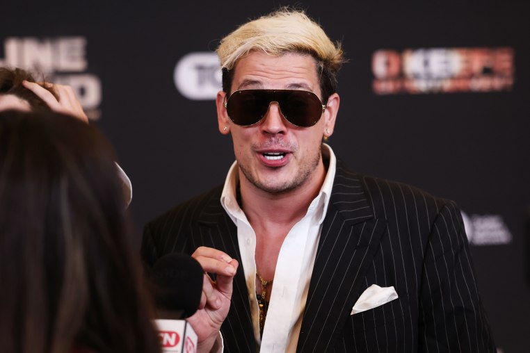 Milo Yiannopoulos attends the world premiere of James O'Keefe's debut film "Line In The Sand" at Regal Edwards Big Newport & RPX on October 08, 2024 in Newport Beach, California.