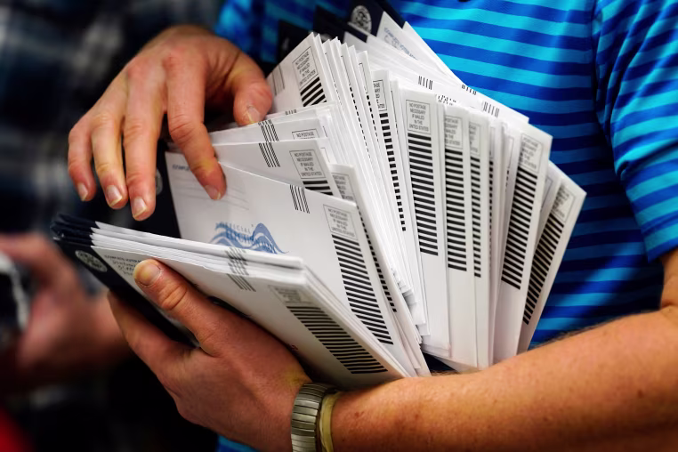 Mail-in ballots to be sorted for the 2020 General Election.